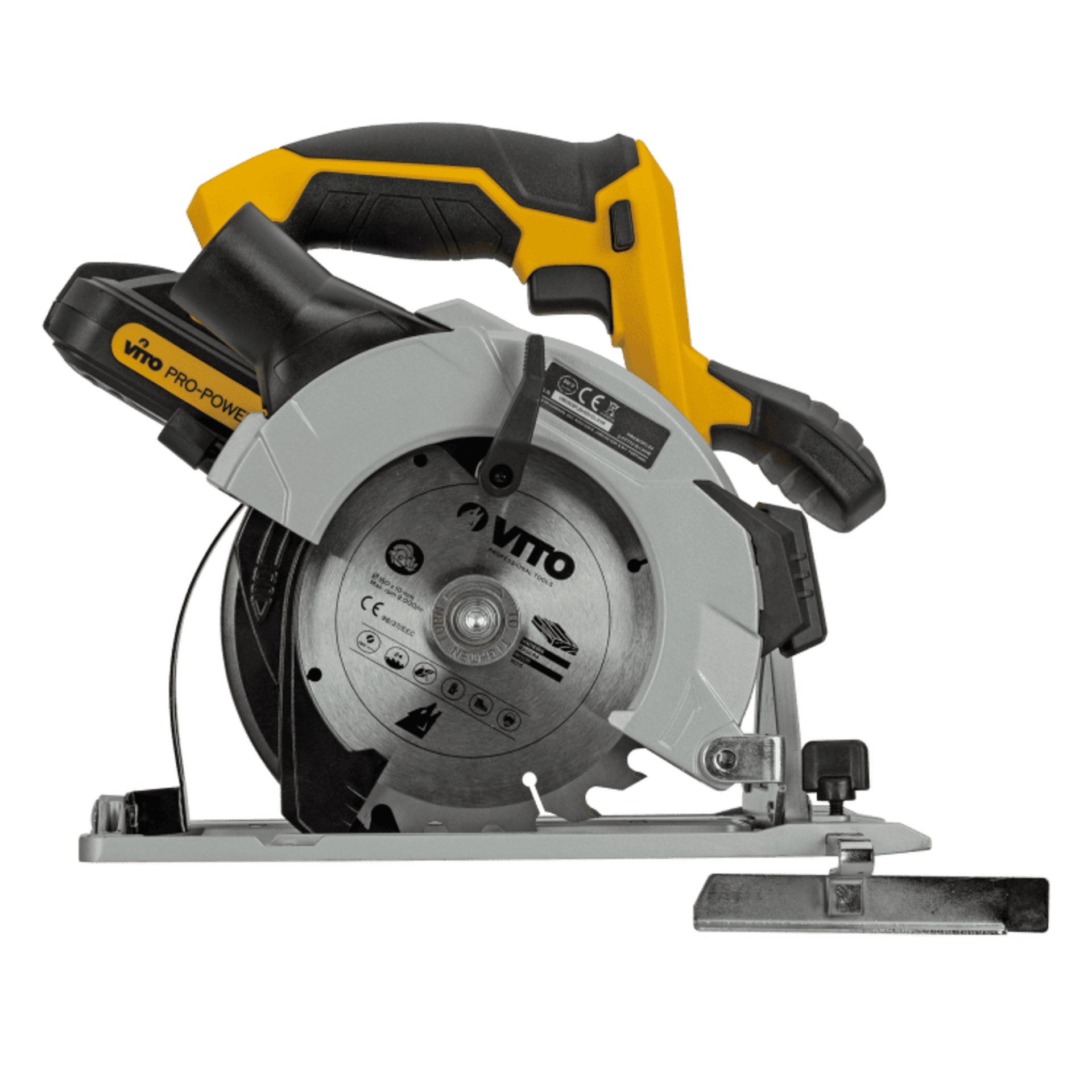 Sierra Circular VITO 20V – 150 mm, corte láser, base de aluminio, sin cable - 2