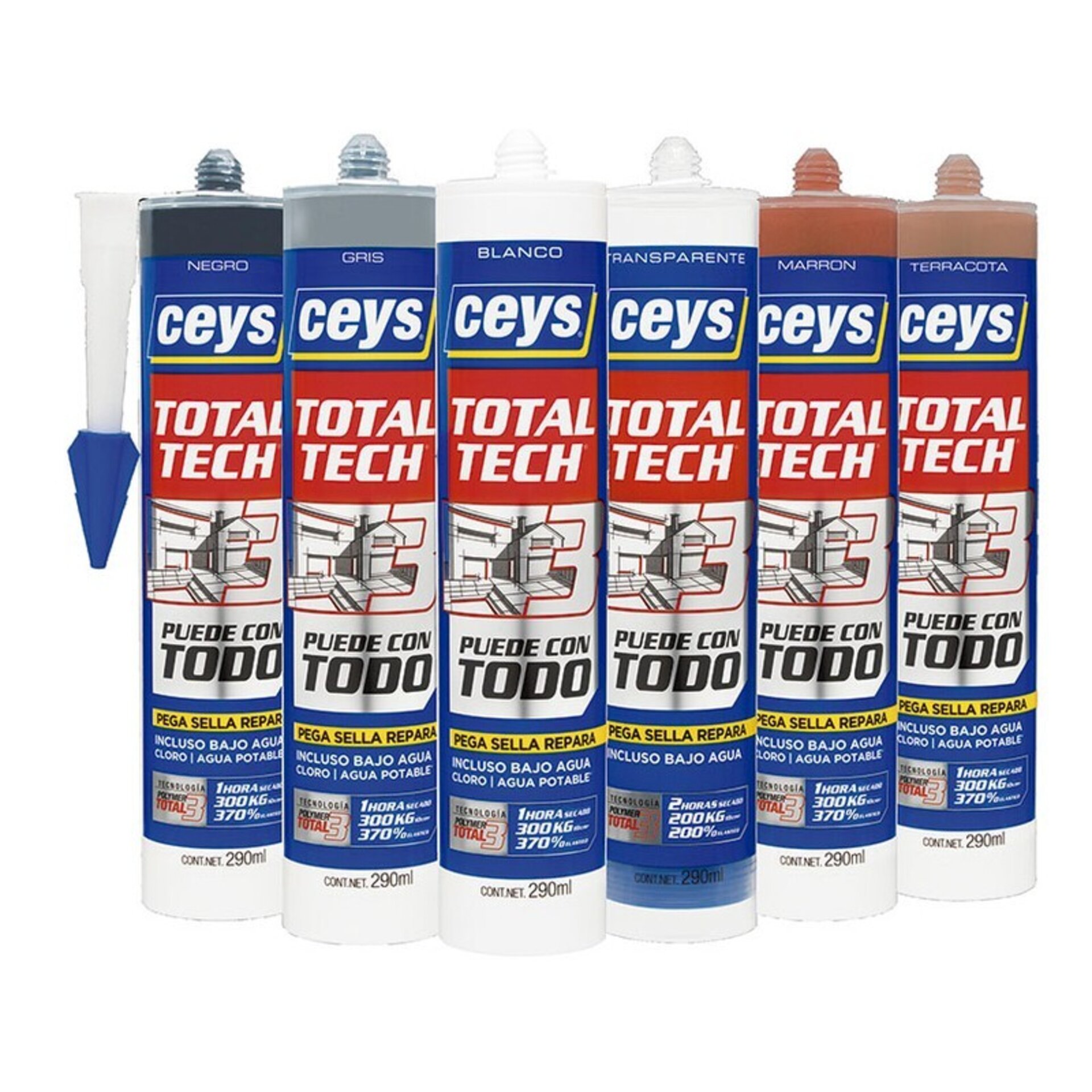 CEYS TOTAL TECH CARTUCHO 290ml - 1