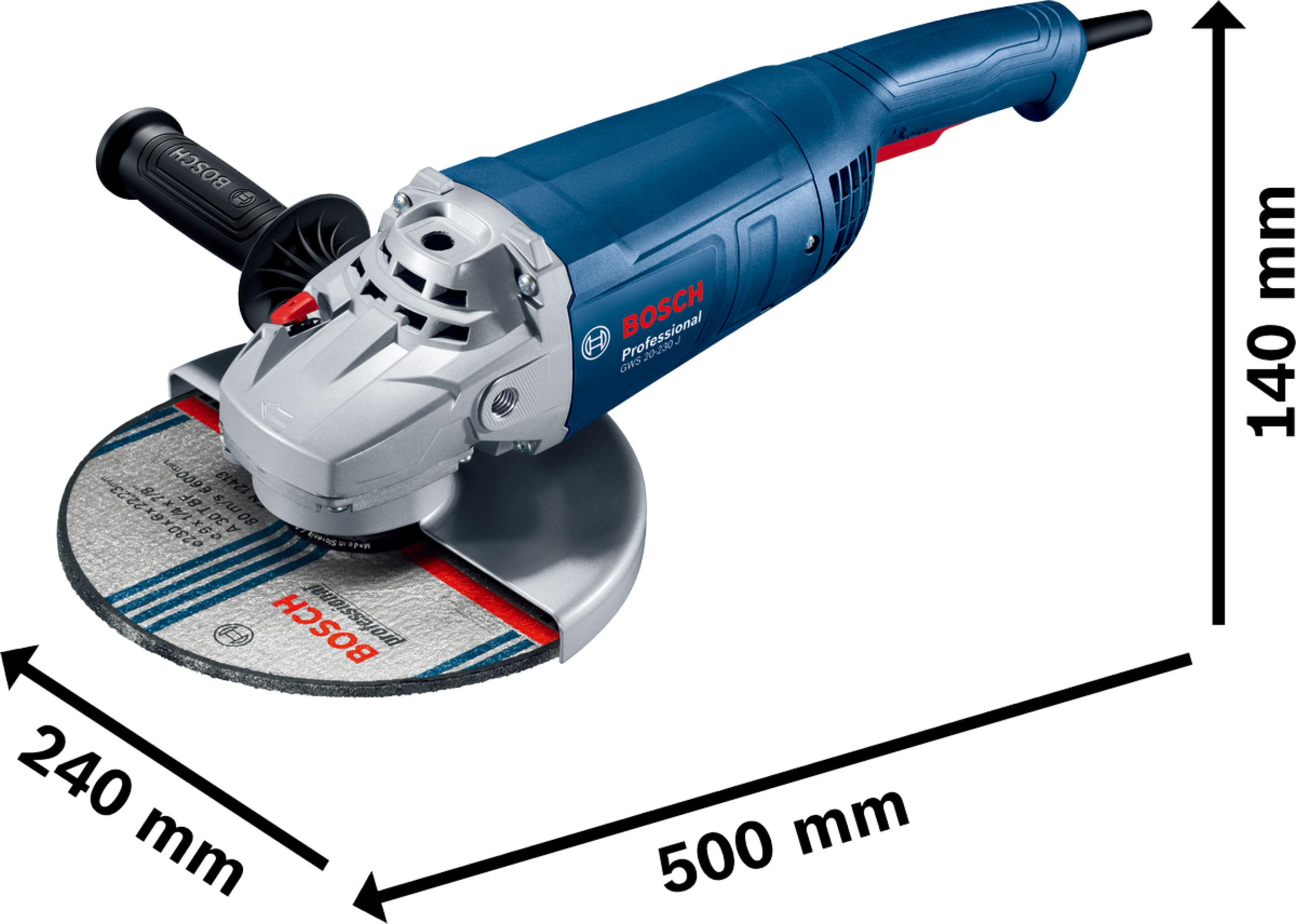 AMOLADORA GWS 20-230 J PROFESSIONAL - 2