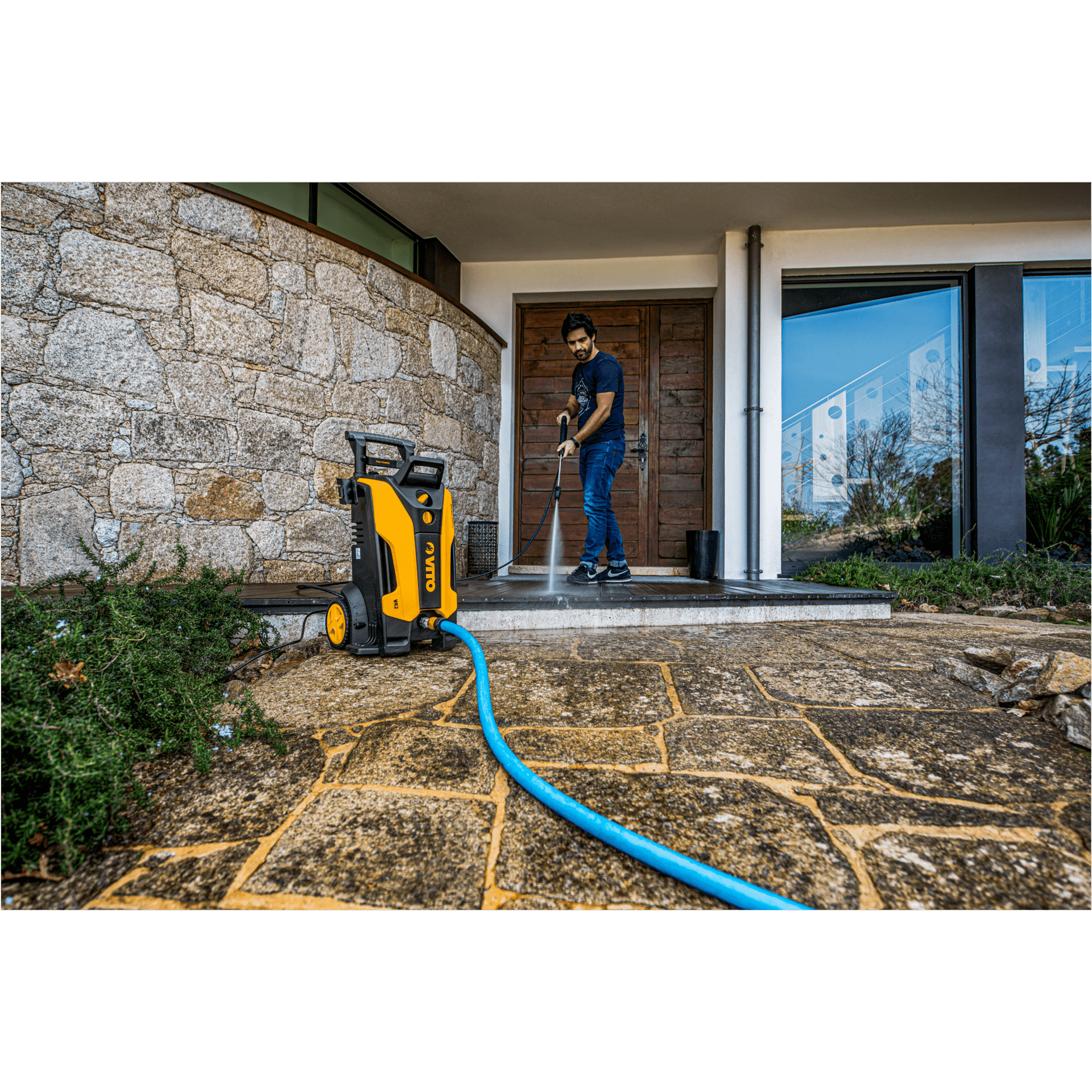 Hidrolimpiadora VITO WR2 130 BAR – Motor de inducción, 1800W, manguera 5 m - 5