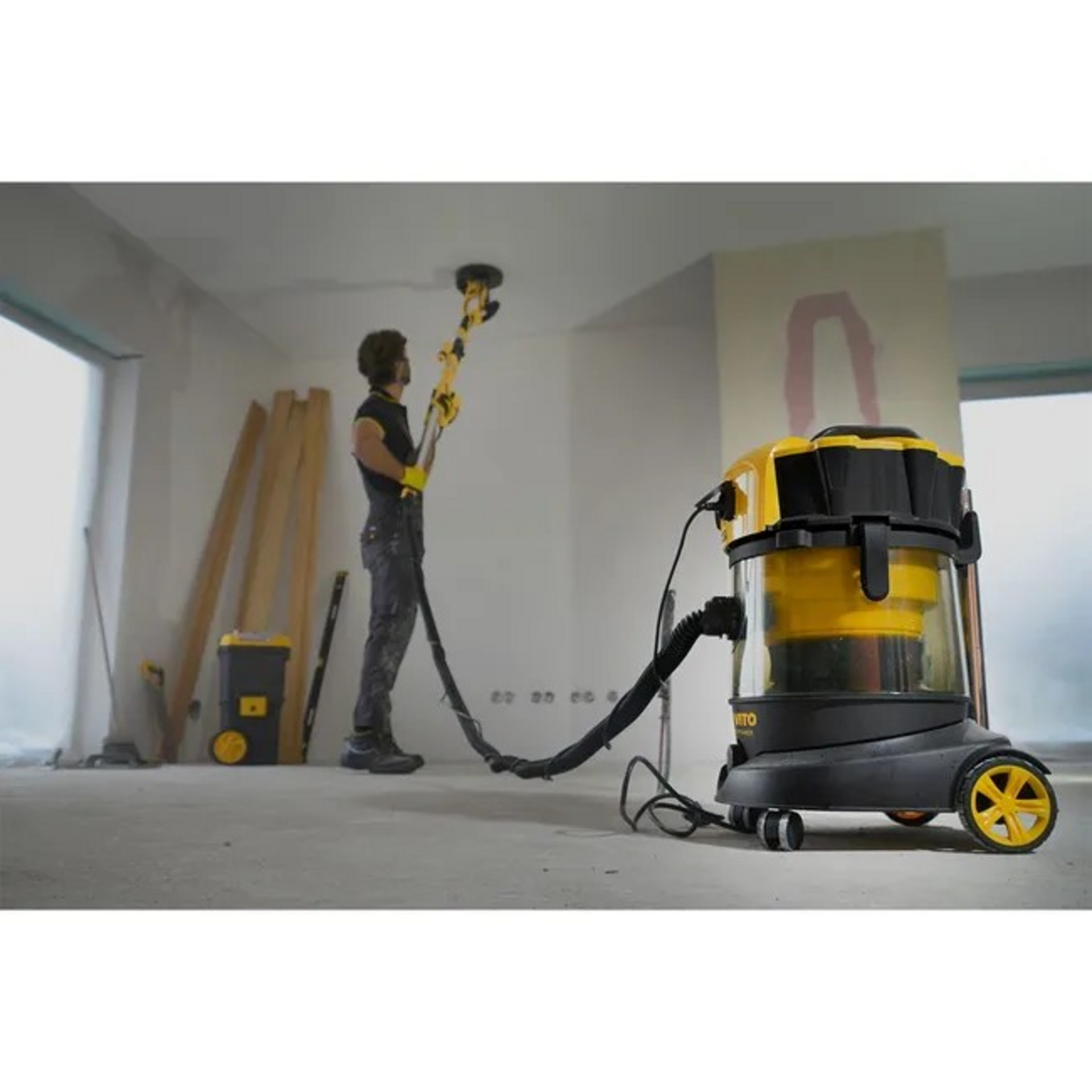 ASPIRADOR DE YESO 25L - 1200W - 7