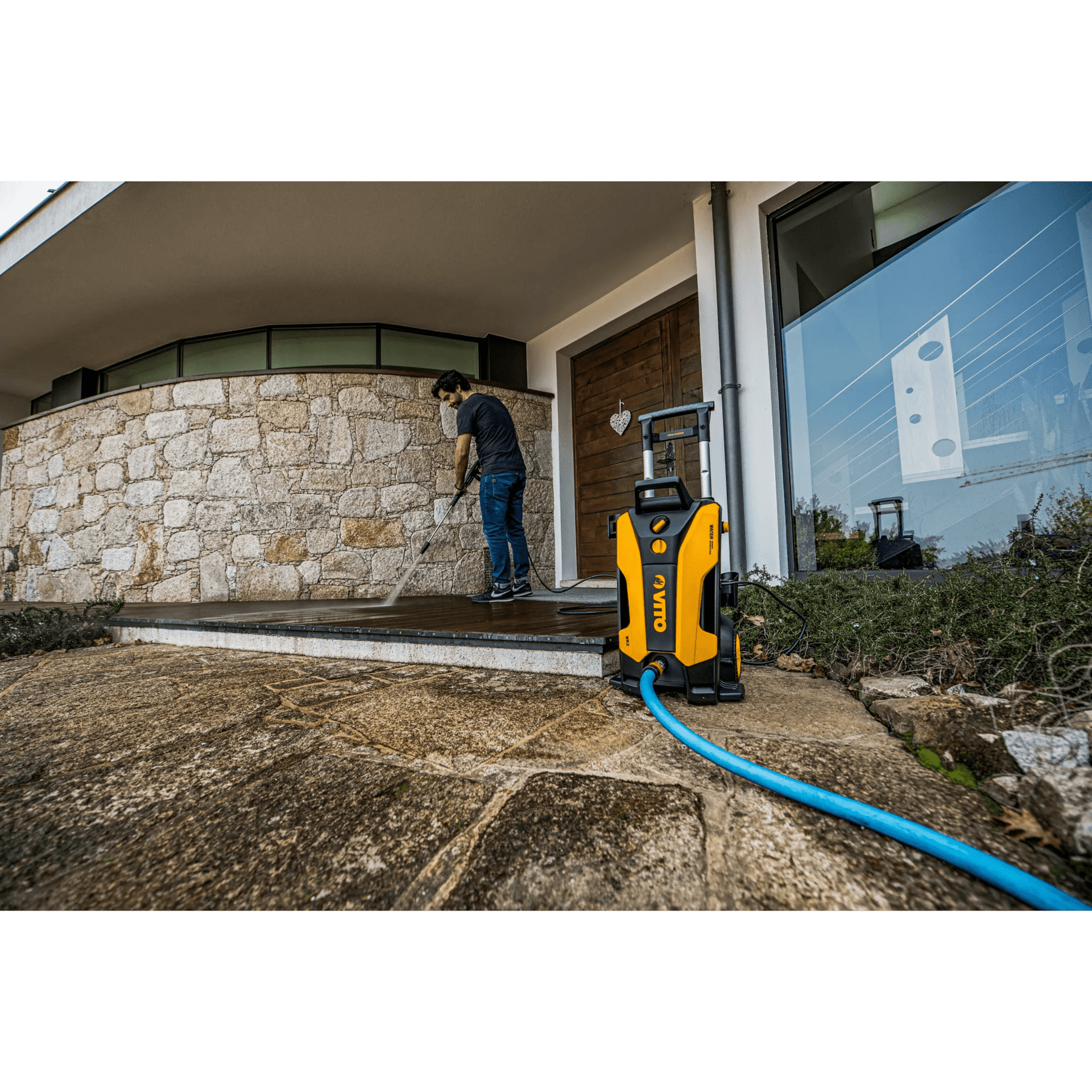 Hidrolimpiadora VITO WR2 130 BAR – Motor de inducción, 1800W, manguera 5 m - 6