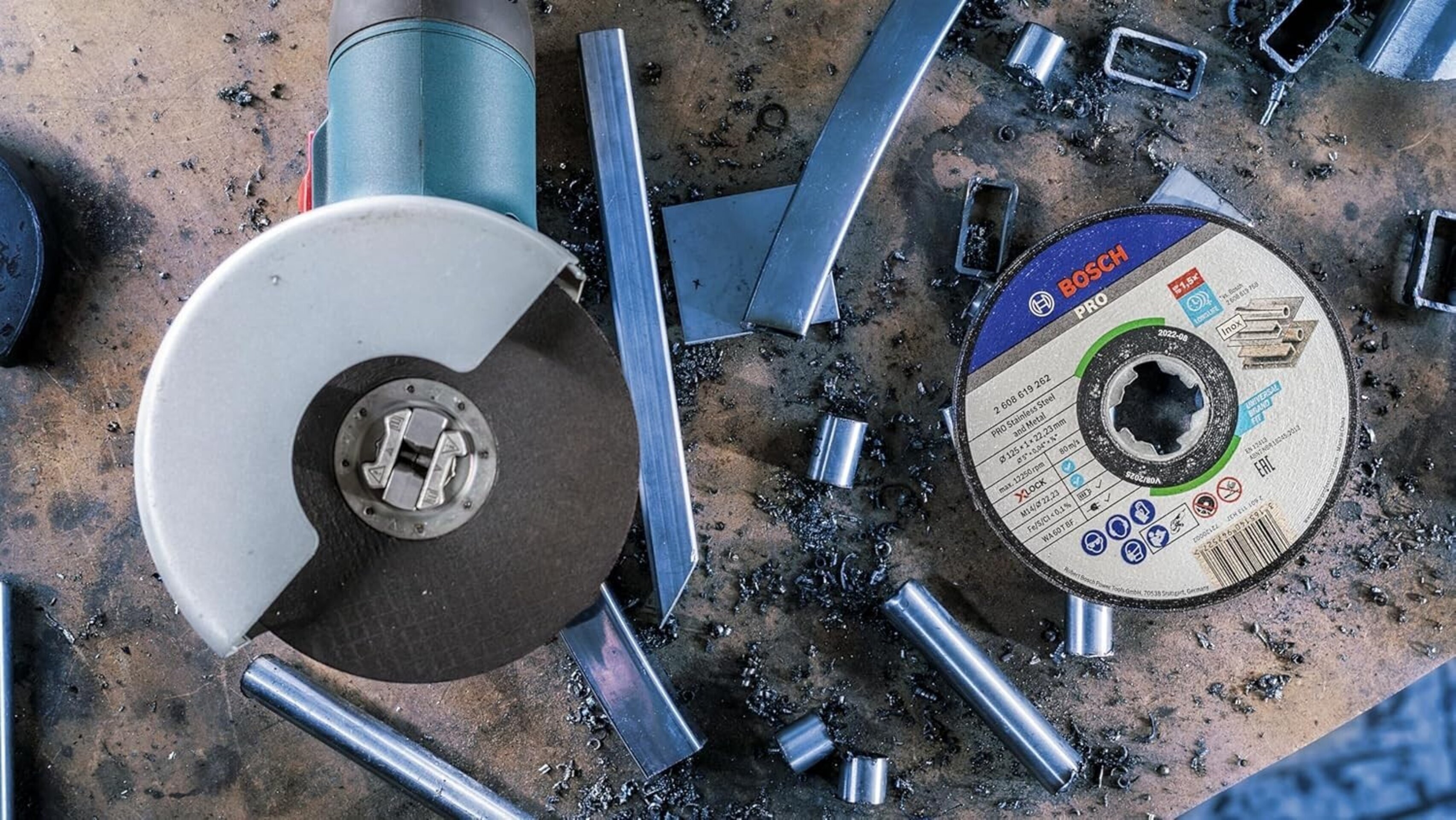 Disco de corte abrasivo PRO Stainless Steel and Metal, 115x1x22,23mm, X-Lock - 2