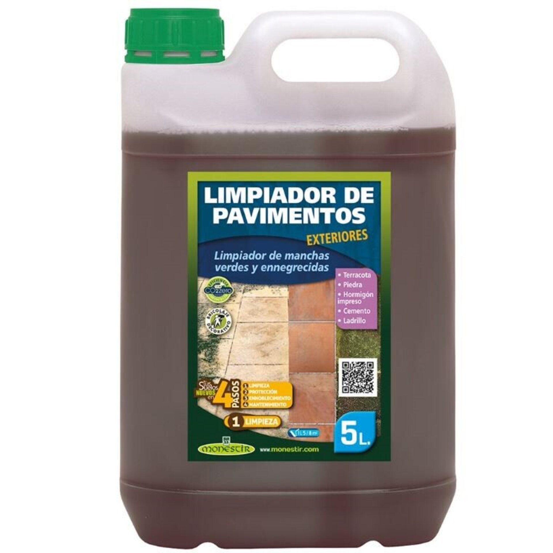 LIMPIADOR DE PAVIMENTOS - LIMPIADOR DE MANCHAS VERDES DE VERDÍN - 2